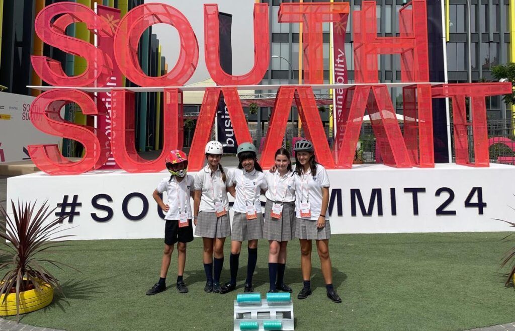 5th grade EPO students from Internacional Aravaca win South Summit KIDS with their project The Sustainable Guard