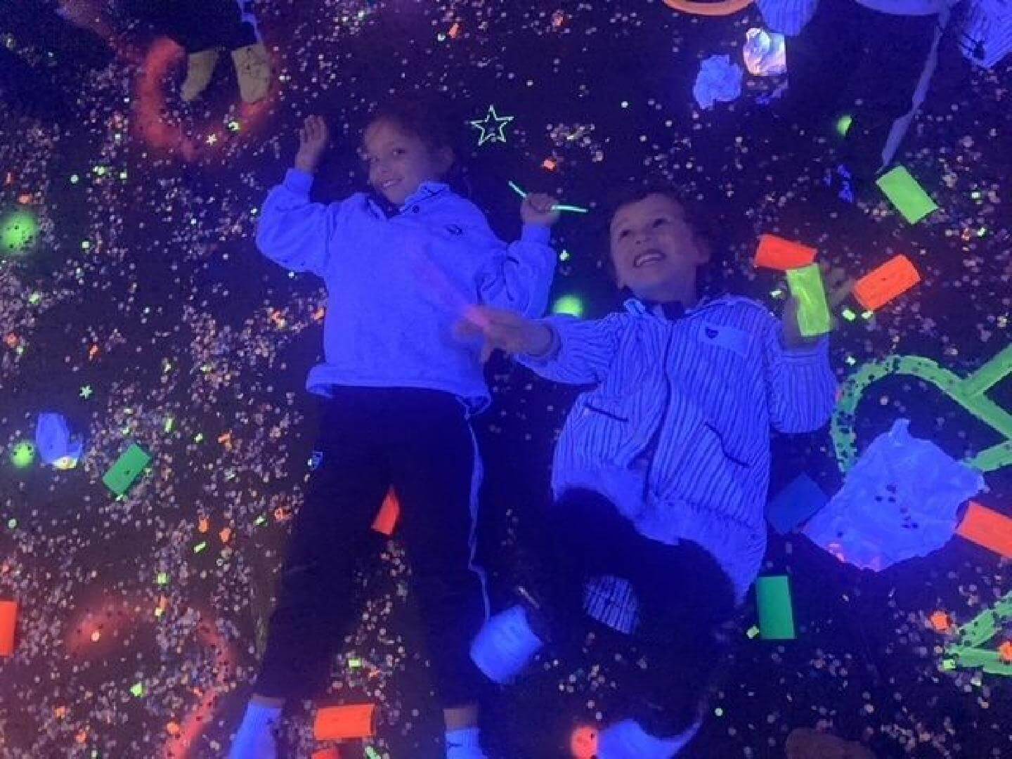 We travel into space in our Sensory Room